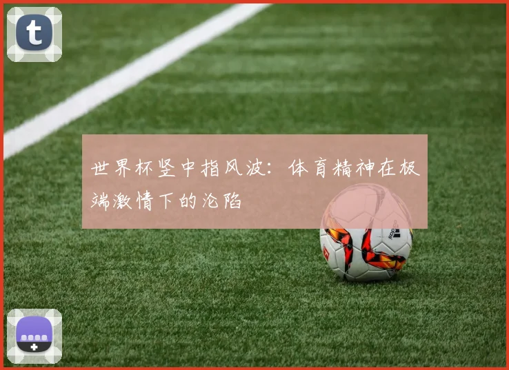 世界杯竖中指风波：体育精神在极端激情下的沦陷